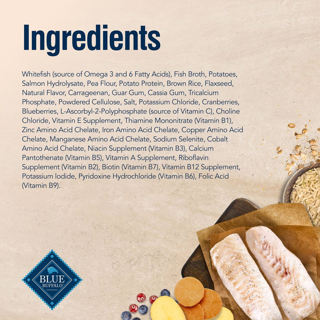 (3 pack) Blue Buffalo True Solutions Skin & Coat Care Wet Dog Food, 12.5-oz. Can