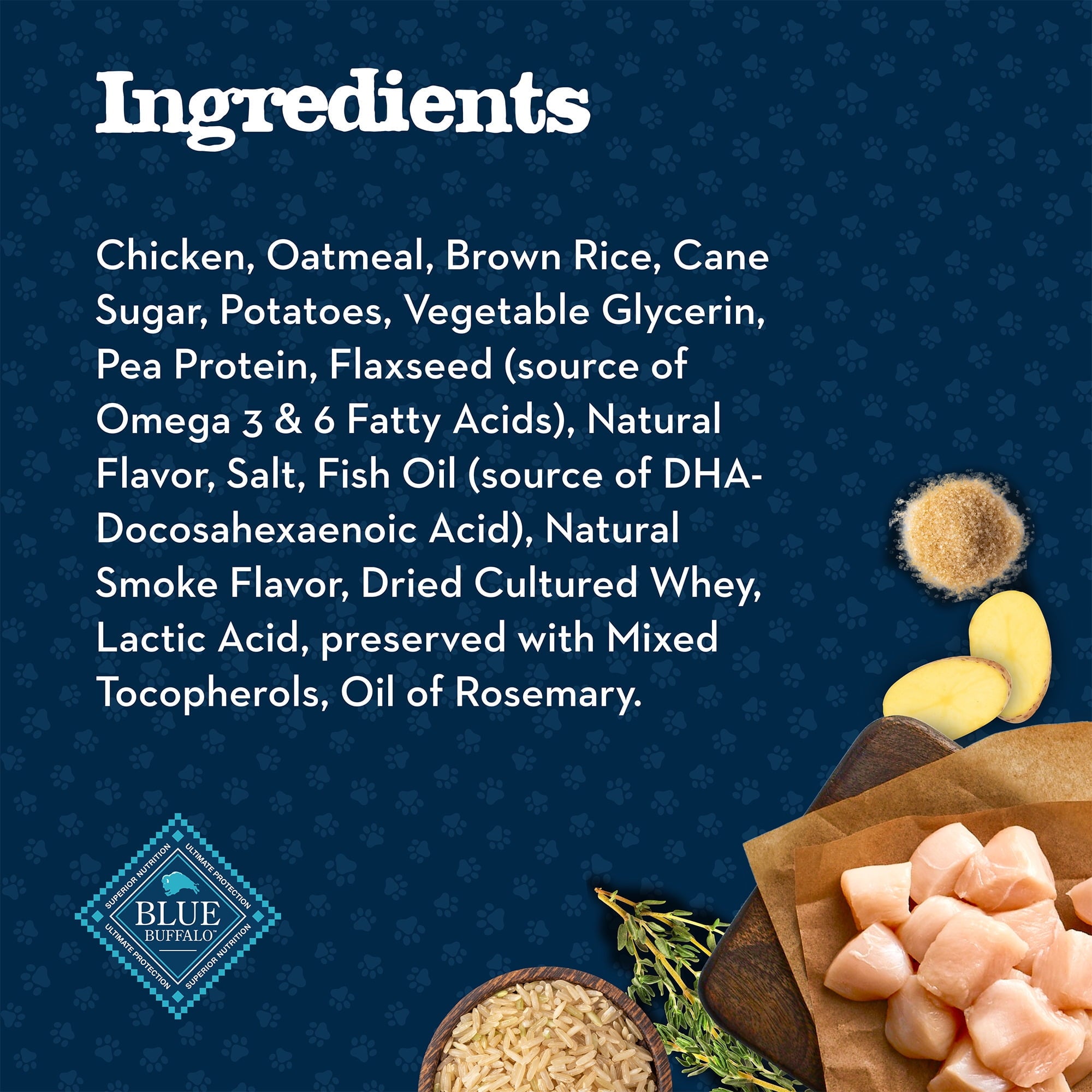 (3 pack) Blue Buffalo Baby BLUE Puppy Training Treats for Dogs with DHA, Savory Chicken, 4-oz. Bag