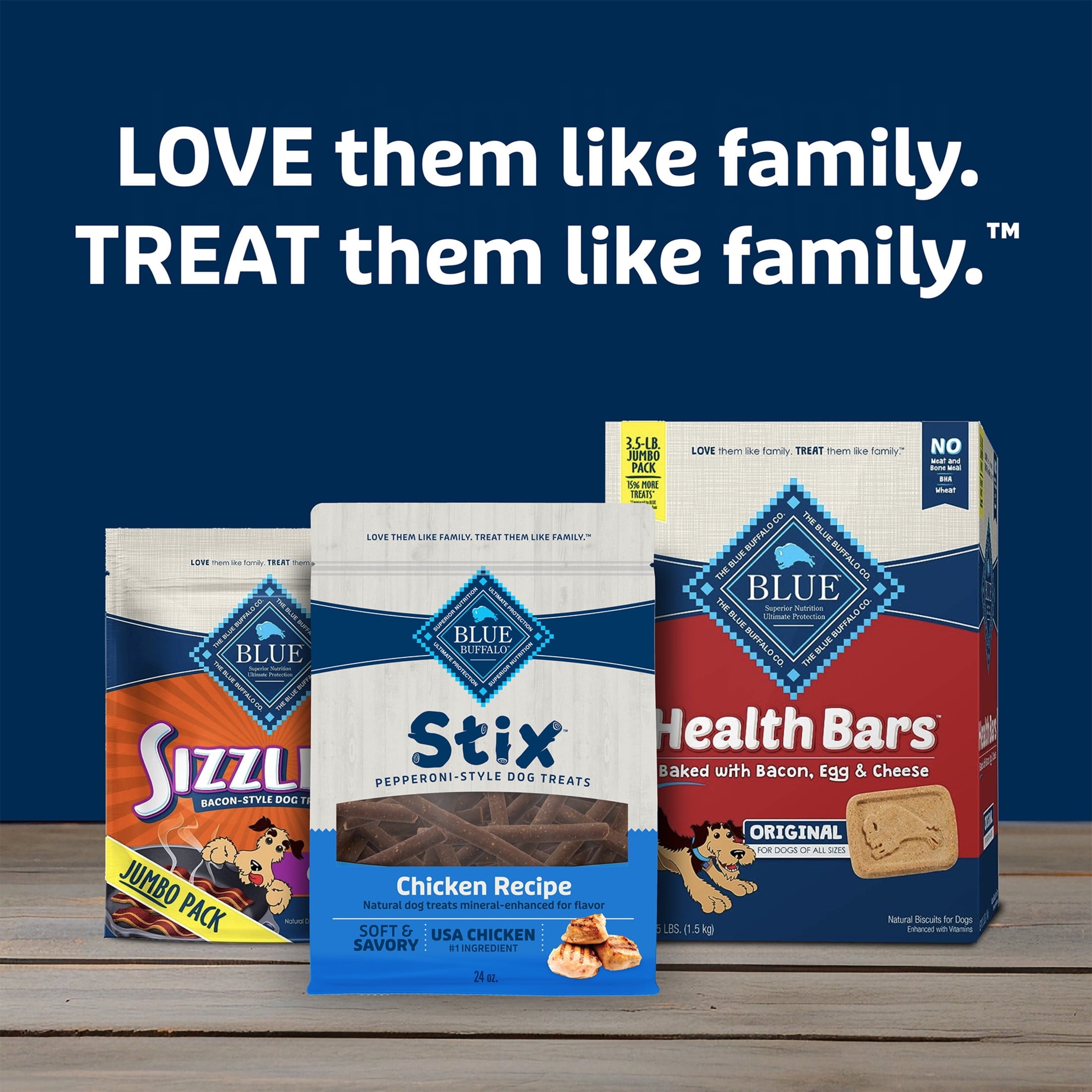 Blue Buffalo Stix Pepperoni-style Dog Treats, Chicken Recipe, 24-oz. Bag