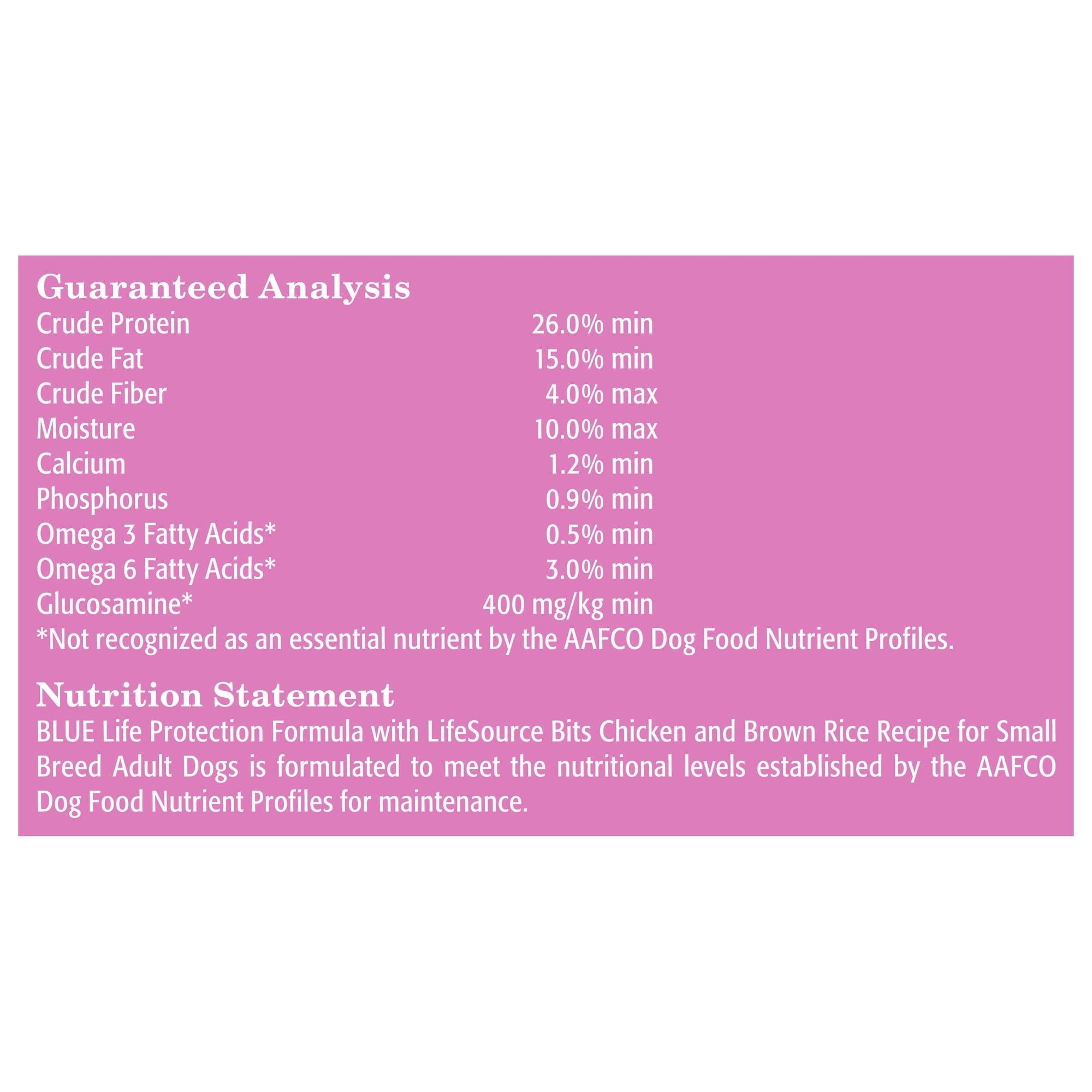 Blue Buffalo Blue Life Protection Natural Chicken and Brown Rice Small Breed (Pack of 8)