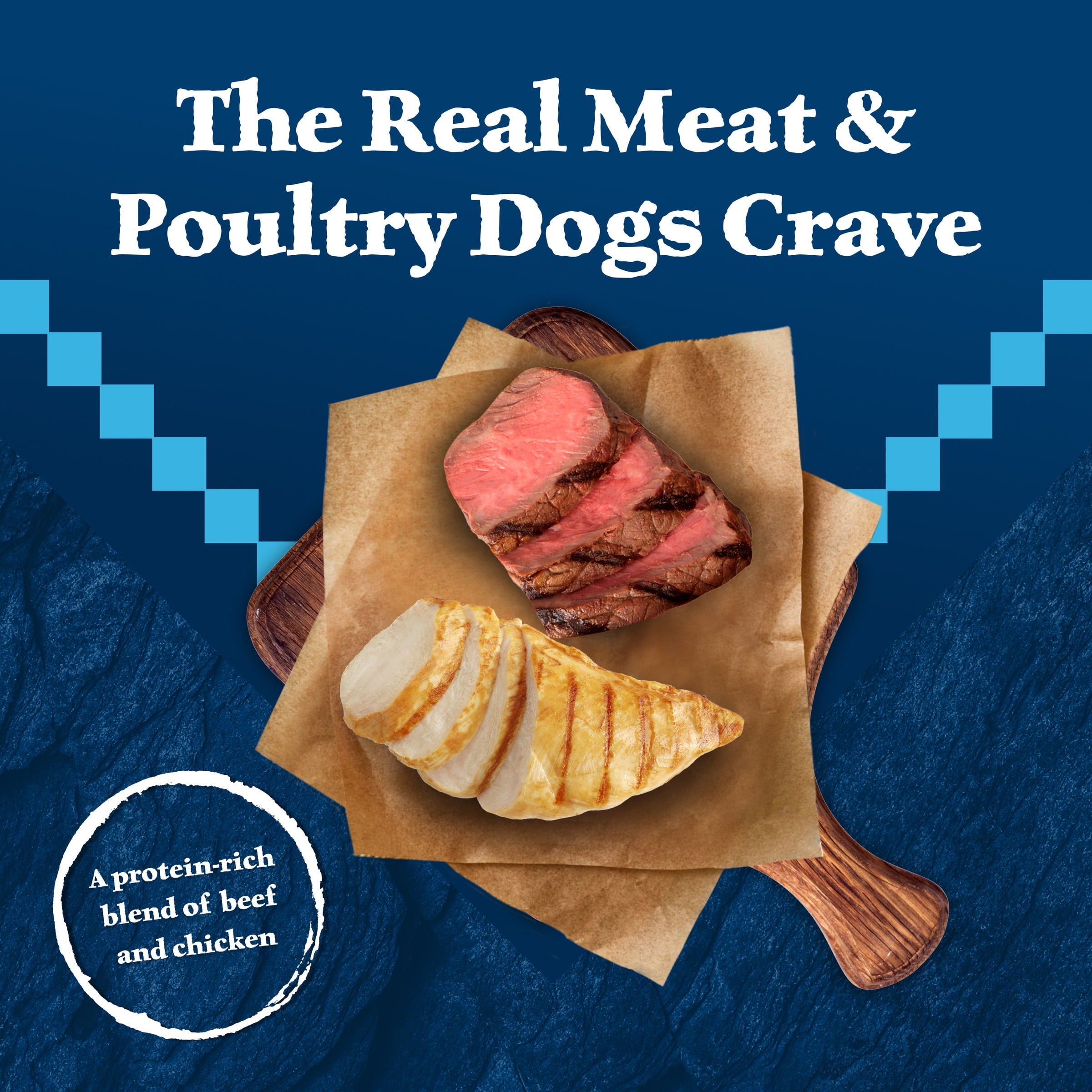 (2 pack) Blue Buffalo Wilderness Adult Wet Dog Food Beef & Chicken Grill, 12.5-oz. Can