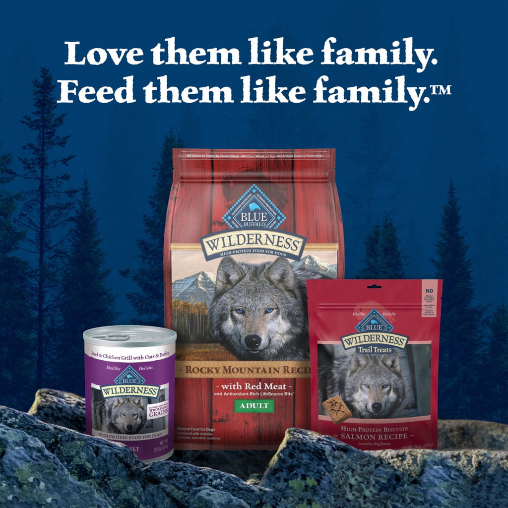 (12 pack) Blue Buffalo Wilderness Trail Toppers Wet Dog Food, Chunky Beef Bites in Hearty Gravy