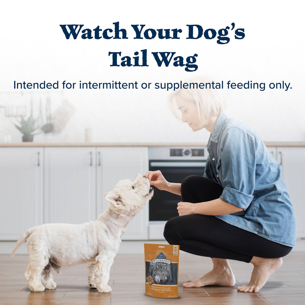 Blue Buffalo Wilderness Trail Treats Dog Biscuits Crunchy Dog Treats, Turkey, 24-oz Bag