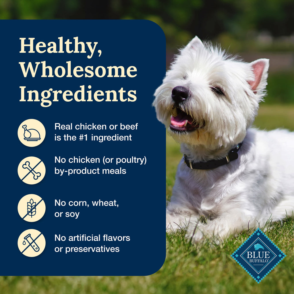 Blue Buffalo Delectables Natural Wet Dog Food Topper Variety Pack, Lamb & Turkey Dinner 3oz (12 Pack - 6 of Each Flavor)