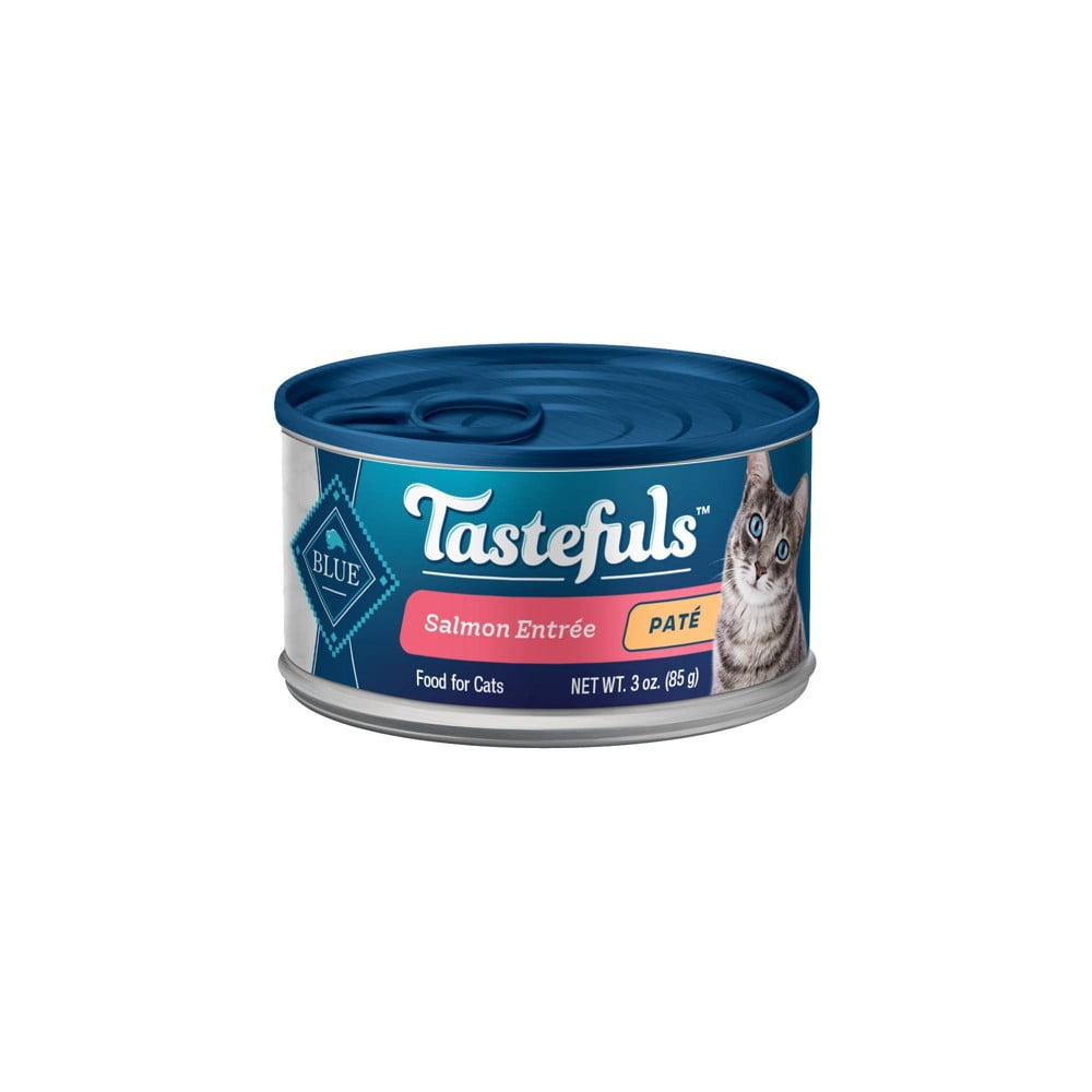 Blue Buffalo 3 Oz Salmon Entree Natural Pate Wet Cat Food (Pack of 2)