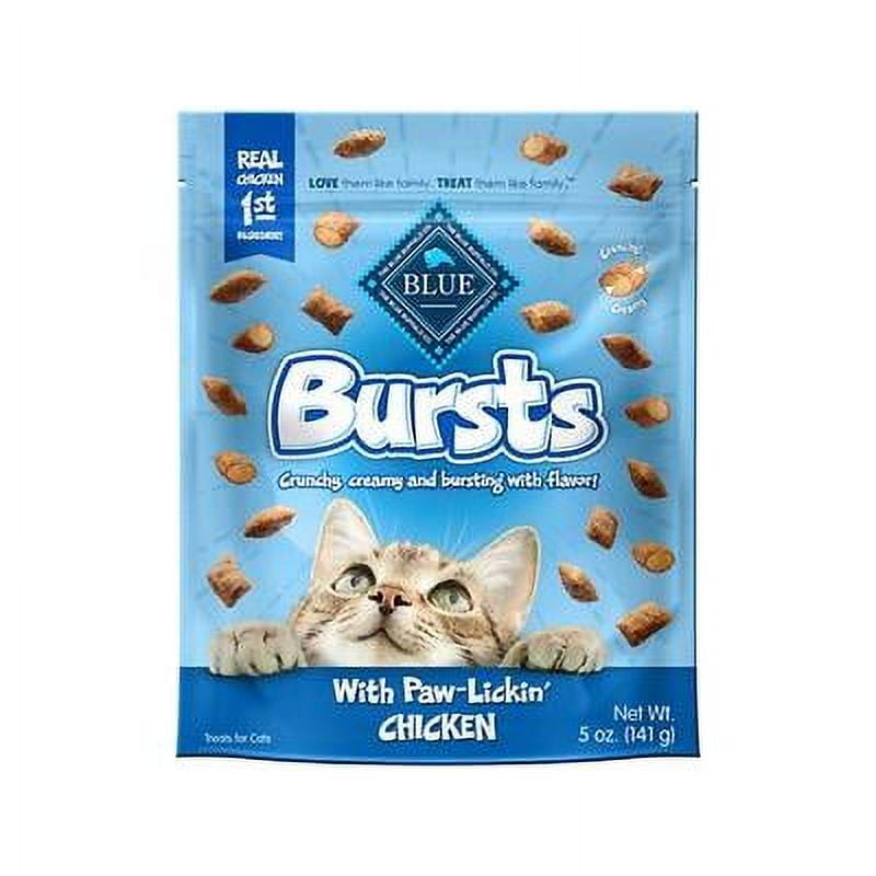 Blue Buffalo Bursts Feline Chicken Flavour Cat Treats (Pack of 8)