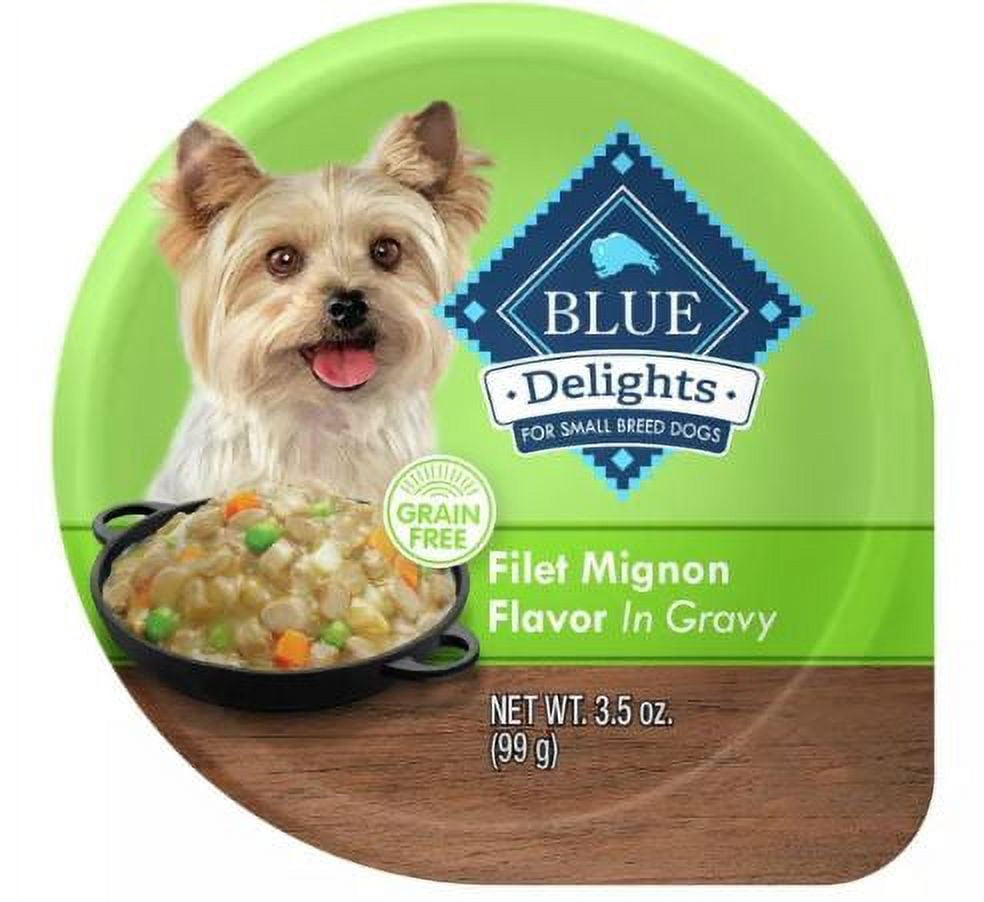 Blue Buffalo Divine Delights Gravy Dog Food Cup 3.5 oz (Pack of 8)