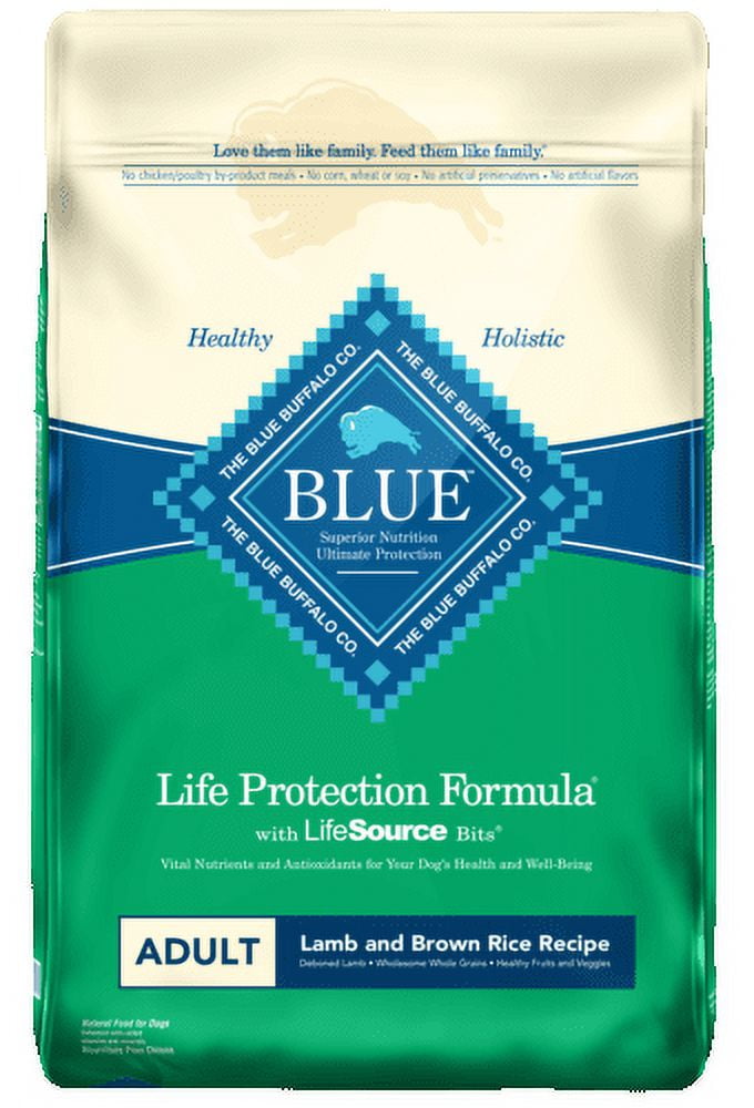 Blue Buffalo Lamb & Brown Rice Recipe for Adult Dogs (Pack of 10)