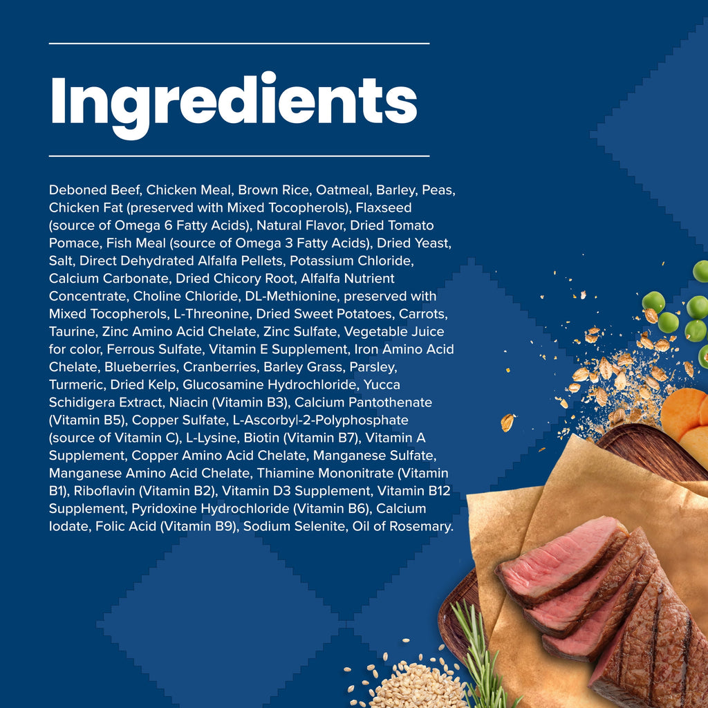 Blue Buffalo Life Protection Formula Natural Dry Dog Food, Beef & Brown Rice, 34-lb. Bag