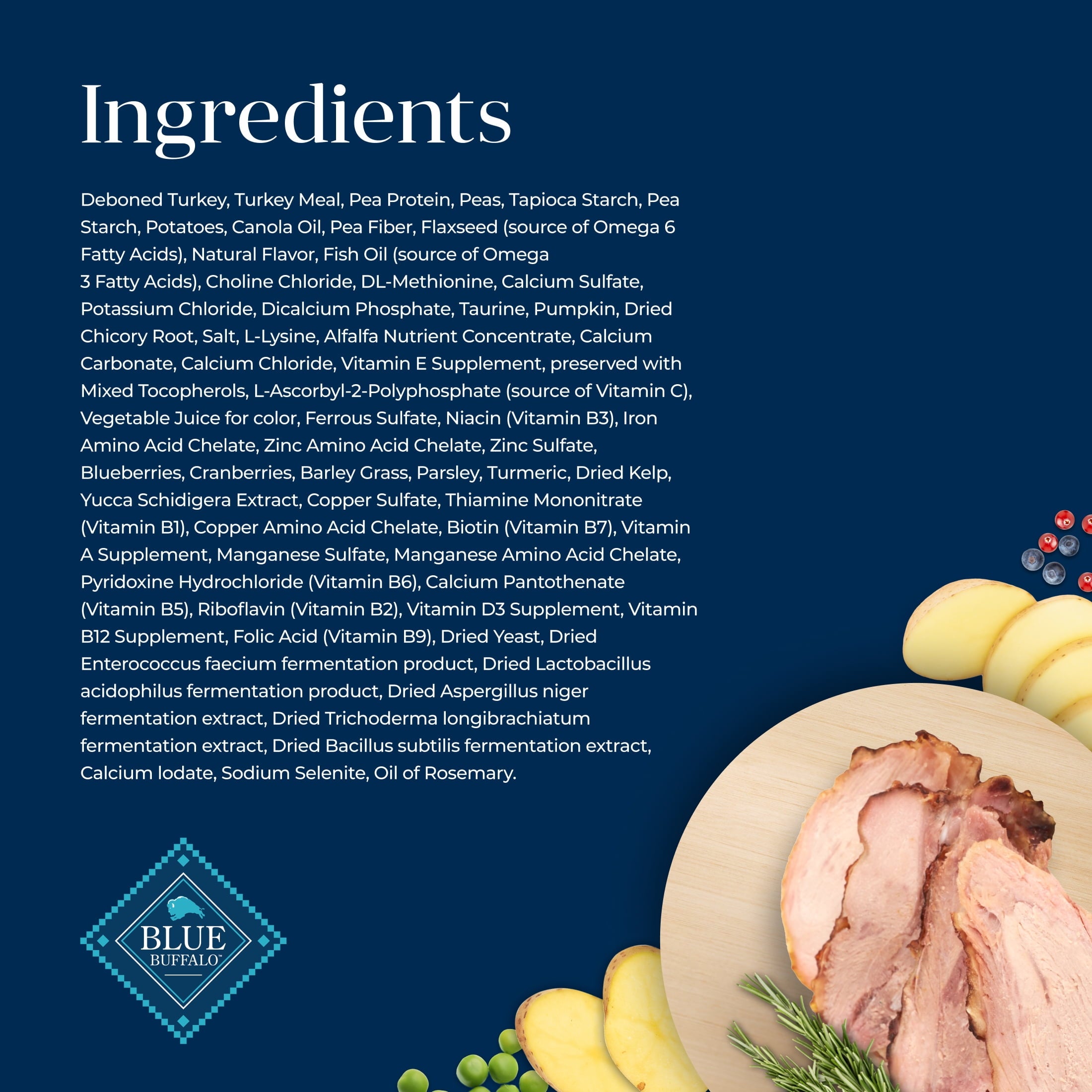 Blue Buffalo Basics Grain-Free Dry Cat Food Skin & Stomach Care, Turkey & Potato, 11-lb. Bag