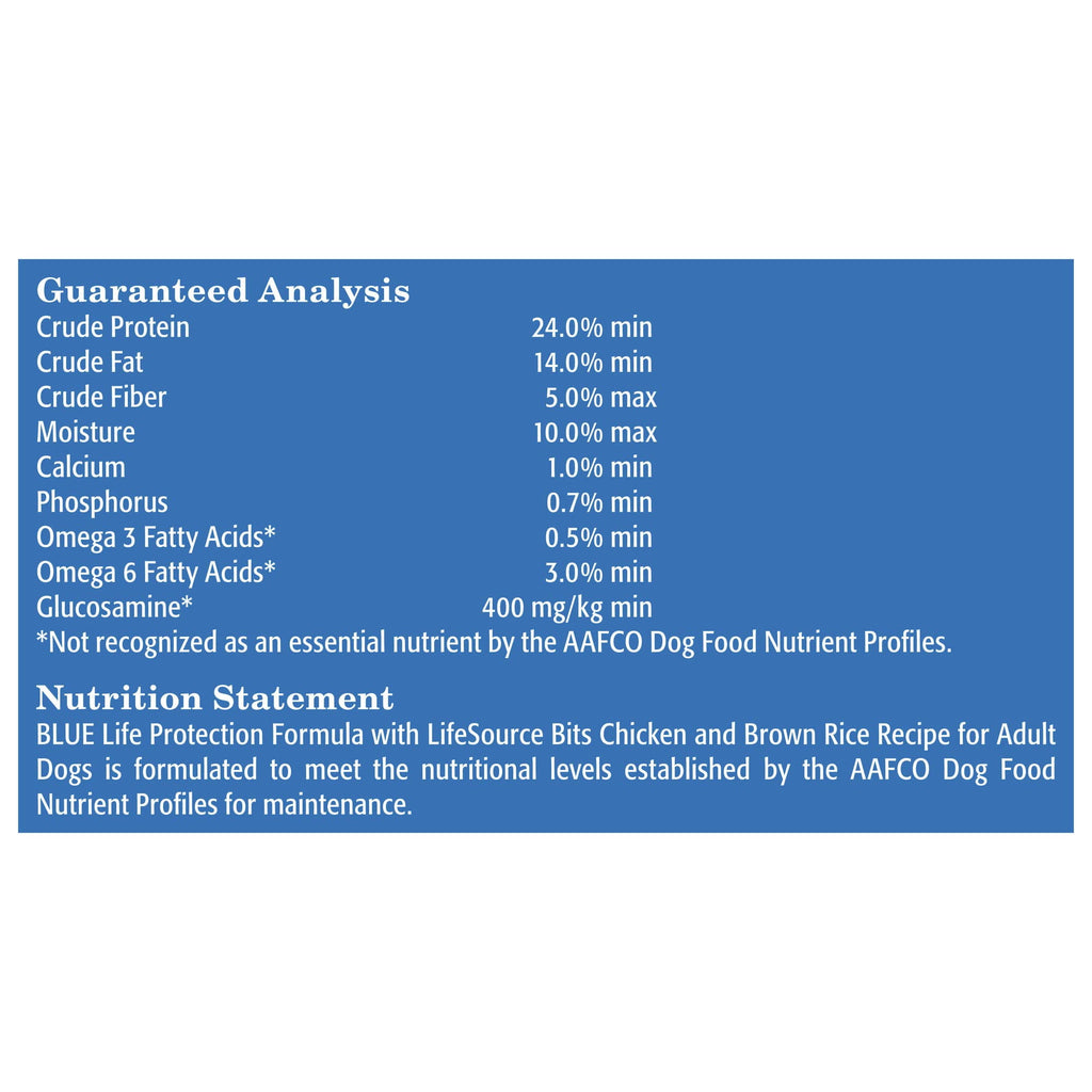 Blue Buffalo Life Protection Formula Natural Adult Dry Dog Food (Pack of 10)