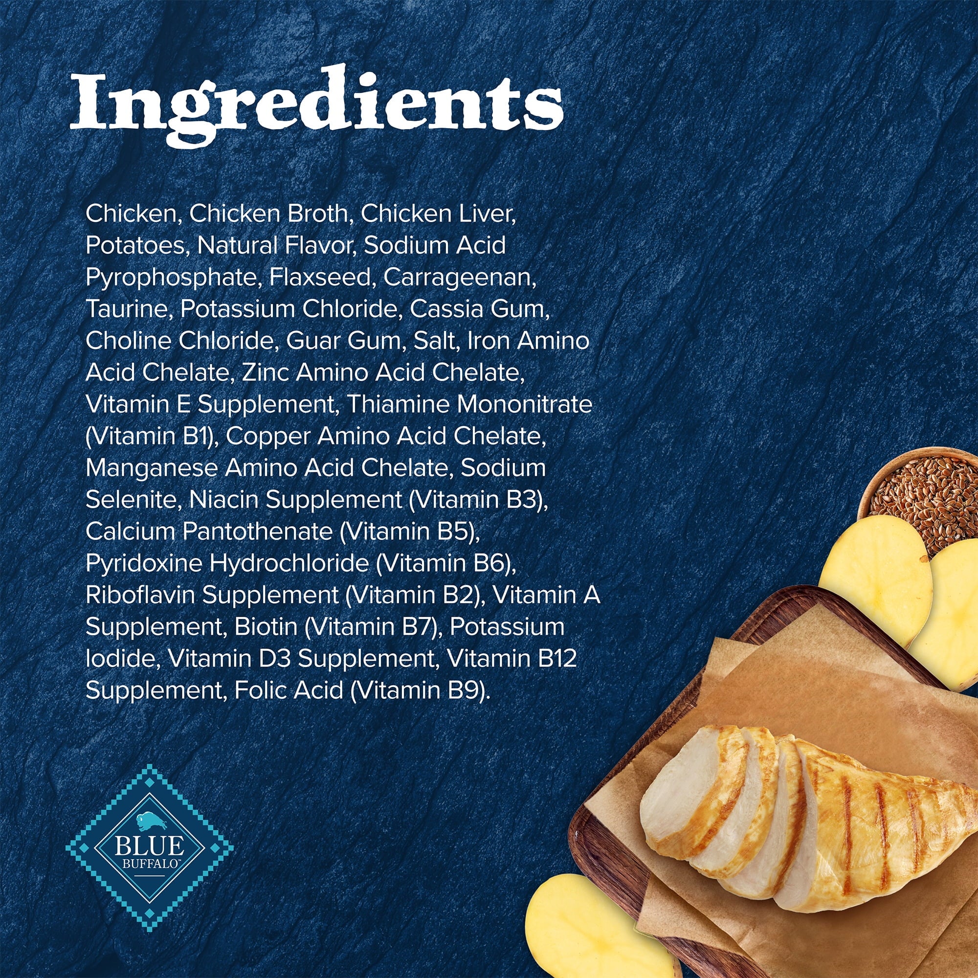 (6 pack) Blue Buffalo Wilderness Wet Cat Food Pate, High-Protein & Grain-Free Recipe, Chicken, 5.5-oz. Can