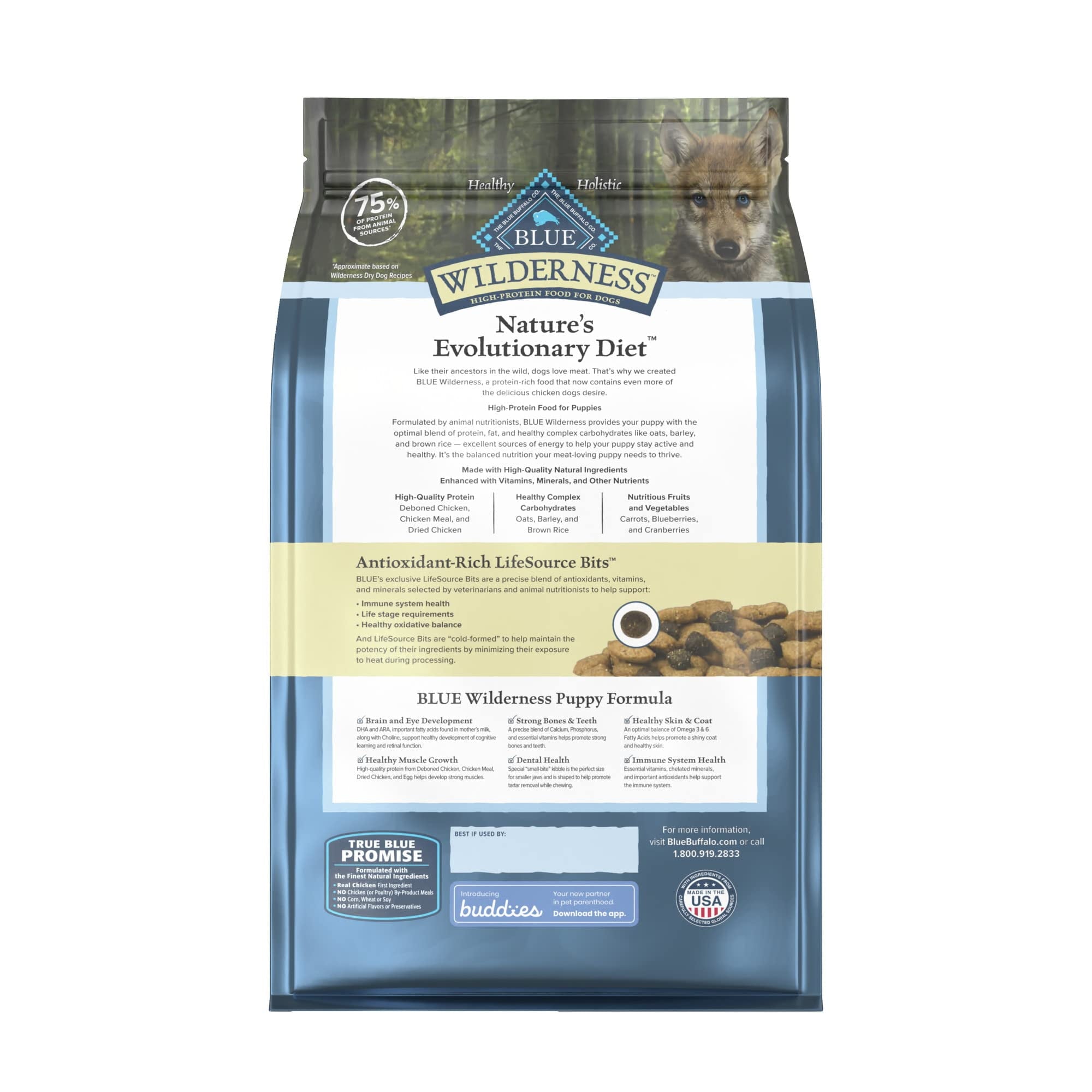 Blue Buffalo Blue Wilderness Plus Wholesome Grains Natural (Pack of 6)